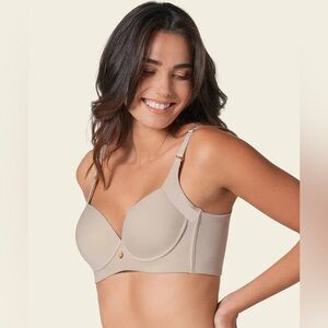 LEONISA SHAPEWEAR Back Smoothing Full Coverage Bra